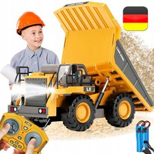Ferngesteuerter Muldenkipper, Ferngesteuertes Baufahrzeug für Kinder mit 9-Kanal