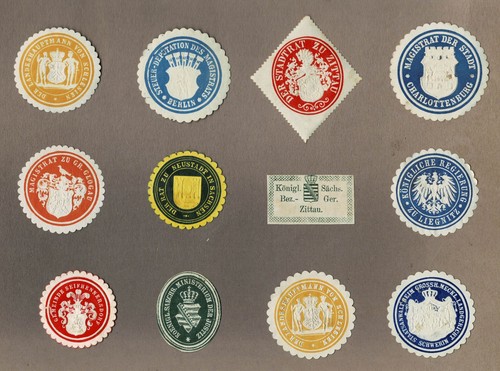 Konvolut siegelmarken - 12,