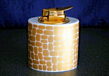 Rosenthal, Tischfeuerzeug, Dekor Emilio Pucci, studio linie, H. 10 cm