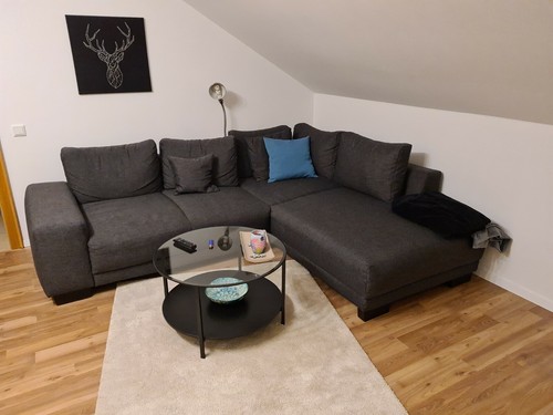 Neuwertiges ecksofa mit - ecksofa,