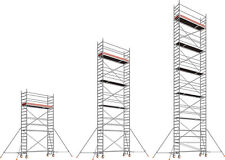 Fahrgerüst Layher Uni Standard P2 mit ausziehbaren Stützen