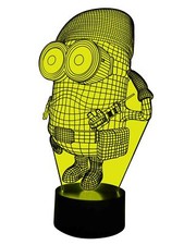 3D LED-Lampe Nachttischlampe