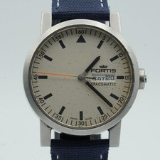 FORTIS SPACEMATIC AUTOMATIK HERREN UHR 40MM STAHL VINTAGE TOP 623.22.158 DEFEKT