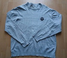 Herrenpullover Biaggini Farbe Grau Größe L  100% Baumwolle