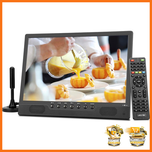 Tragbarer fernseher zoll - tragbarer, 14