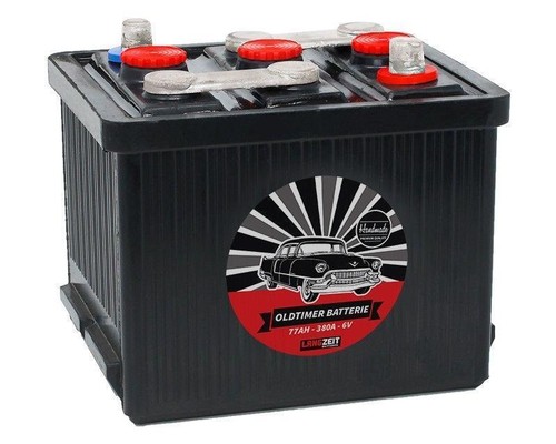 Oldtimer batterie autobatterie - batterie,
