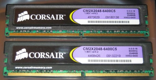 4gb kit corsair ddr2 - 4gb,