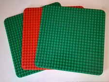 D01 / LEGO Duplo  Set 1 -   3 Stück 38x38 Platte Grundplatte Grundbauplatte