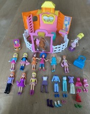 Polly Pocket - Ranch, Puppen, Kleidung, Mini-Auto mit Puppe, selten rare