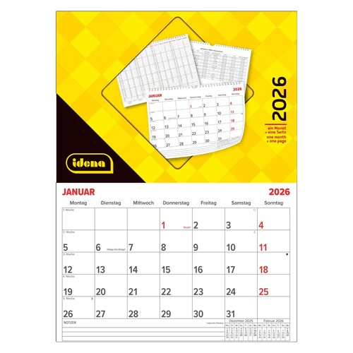 Monatskalender 2026 din - monatskalender, /