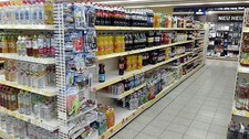 Tegometall 5m Mittelgondel Supermarkt Regal Ladeneinrichtung Tego gebraucht