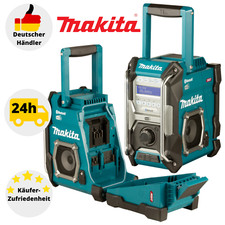 Makita MR004G Akku-Baustellenradio 12V max.-40V max. DAB+ FM Radio Solo USB AUX