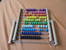 IKEA Rechenschieber Abakus Lernspielzeug Tischrechner Mehrfarbig Zahlen Motorik