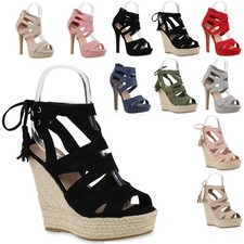 Damen sandaletten bast - damen,