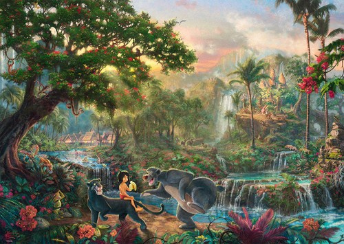 Disney dschungelbuch 1000 - disney,,