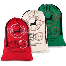 Weihnachtssack, Geschenksack, Jutesack, Weihnachtsdeko, Geschenkbeutel, wiede...