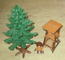 Playmobil *Rarität* Jägerstand / Hochsitz und große Tanne aus  Set 3741-A/1993