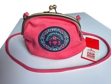 Blutsgeschwister kleine Damen Umhängetasche, Farbe Koralle, gebraucht