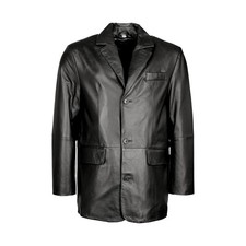 Herren leder blazer aus echtem - herren,