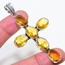 Citrin Edelstein Anhänger