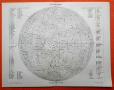 Mondkarte moon der mond - mondkarte,