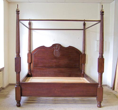 Himmelbett massives bett - himmelbett,