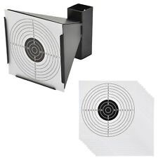 Kugelfang Scheibenkasten + 1000 Zielscheiben 14x14 cm für Luftgewehr Luftpistole