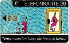 Telefonkarte K 371 von 1991 , Telenorma / Bosch , Frankfurt , leer