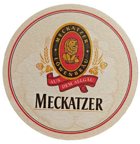Alter bierdeckel meckatzer - alter,