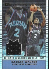 Dajuan Wagner Topps Jersey Edition 2002-03 Rookie Game Worn Jersey Cavaliers