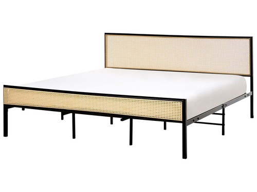 Metallbett schwarz 180x200 - , cm