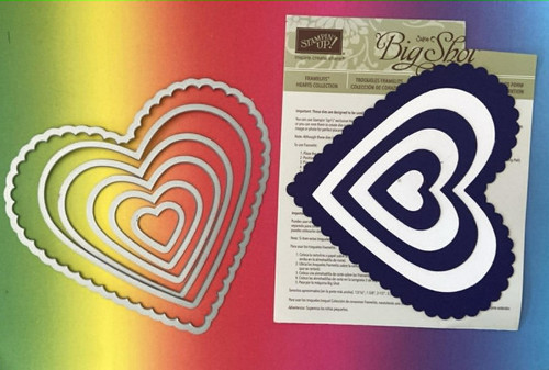 Stampin big shot herzen - big,