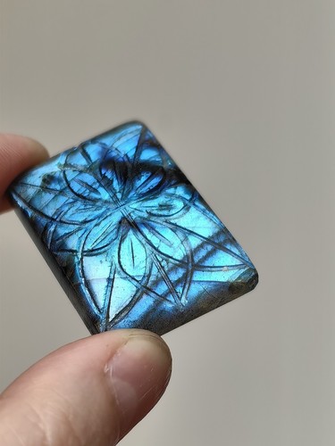 Gravierter blue flash - blue,