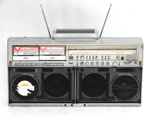 Vintage sharp 777z boomobox - vintage,