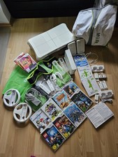 Nintendo Wii Konsole - Weiß, Mega Set Komplett