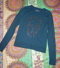 Zadig & Voltaire Pullover Miss M Skull Strass used look  Gr.S
