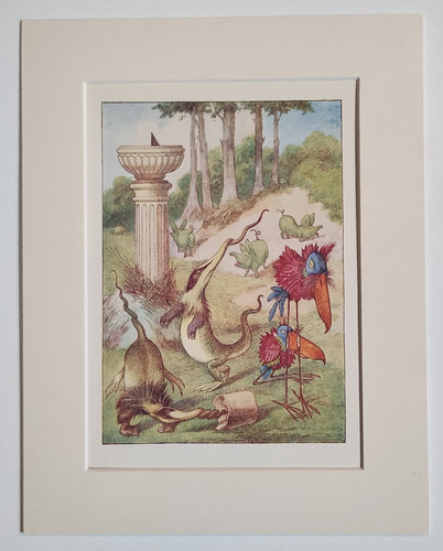 Vintage alice wonderland - alice, in