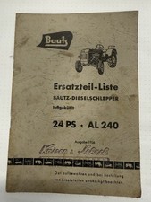 Original bautz 240 traktor - original,