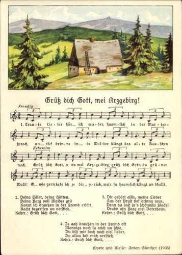 Lied grüß dich gott - grüß, gott,