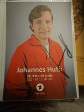 Johannes Huth Sturm der Liebe Autogrammkarte orginal handsigniert