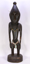 Ausdrucksstarke Afrika Stammeskunst Singiti Figur Hemba Kongo 1950's Tribal Art
