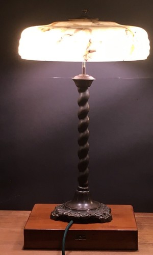 Art deco lampe tischlampe - art, lampe,