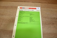 Yamaha XS750 SE 3L3 1981 Inspektionsblatt Daten und Füllmengen xz2081