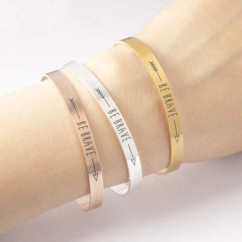 Edelstahl damen armreif - edelstahl,