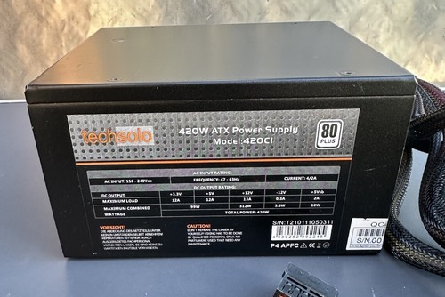 Techsolo 420 watt atx netzteil - watt,