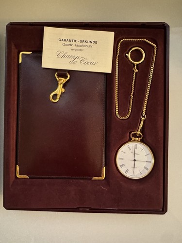 Vergoldete taschenuhr - vergoldete, (quartz)