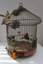 Alter Deco Vogelkäfig mit