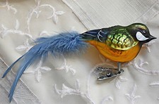 ❀ Kohlmeise Glas Vogel Meise