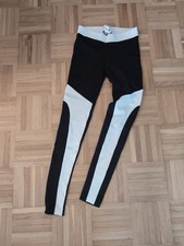 Leggings - Schwarz/ Weiß - S