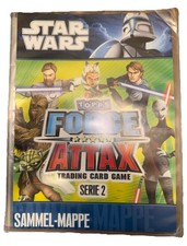 Topps Star Wars Force Attax Clone Wars Serie 2 Sammel-Mappe Album mit 243 Karten